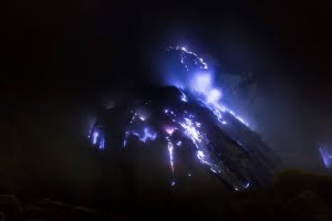 blue lava or Blue fire