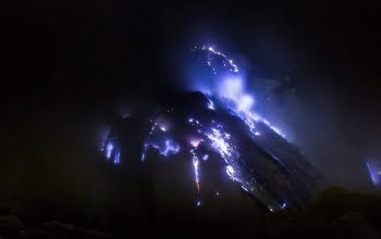 blue lava or Blue fire