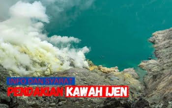 Info pendakian Kawah ijen | Syarat pendakian terbaru