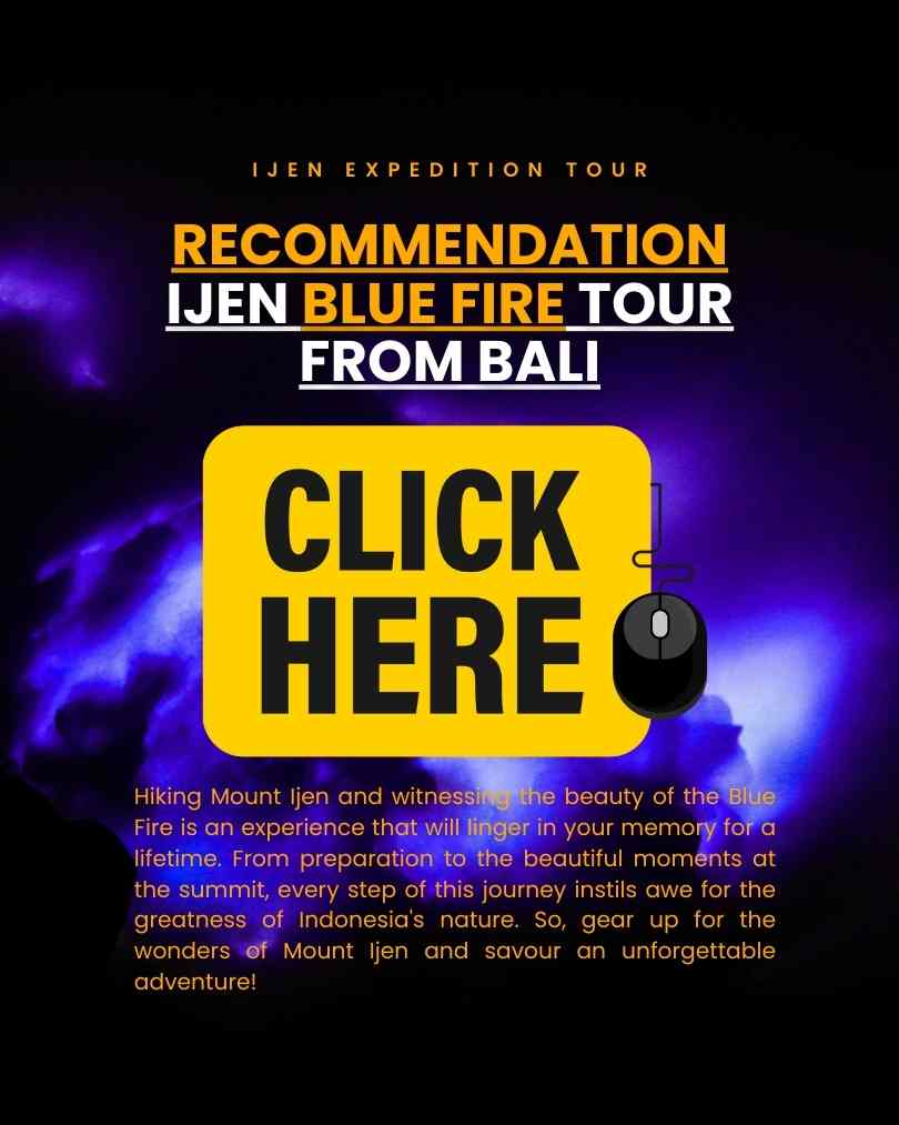 Ijen Blue Fire Hiking Tour from Bali