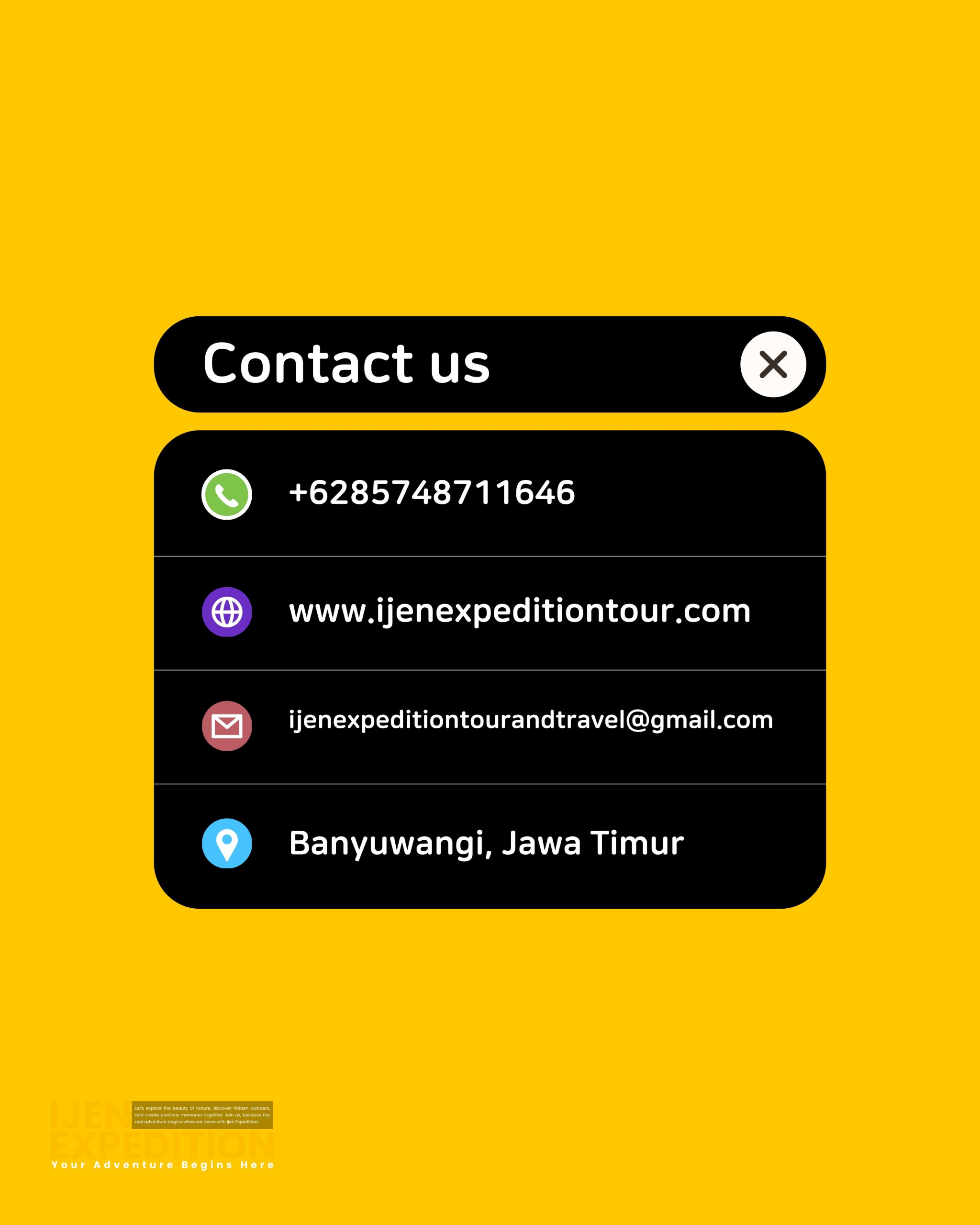 Bromo ijen tour 3 day 2 Night from surabaya Price List 2024